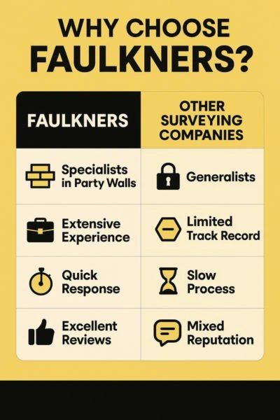 Can I Alter The Party Wall Surveyor? - A Crucial Guide From Faulkner Surveyors 4 Party Wall Mediation {bane} Faulkner Surveyors South-Benfleet Best Surveyor Near me South-Benfleet