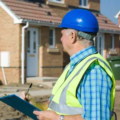 What is the minimum distance between 2 houses? 3 image of surveyor at Faulkner Party wall surveyors South-Benfleet : Minimum Distance between two houses South-Benfleet