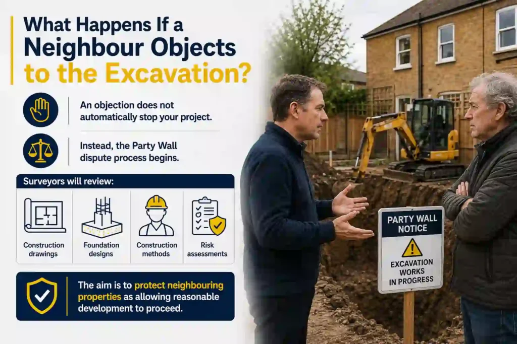 The Complete Guide to Section 6 Excavation Notices 3 What Happens If a Neighbour Objects to the Excavation South-Benfleet