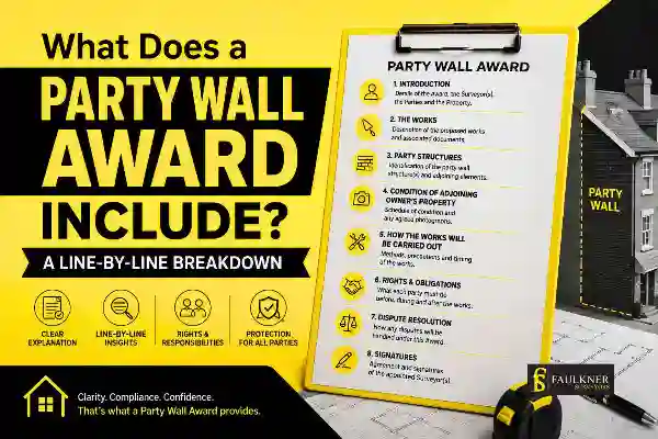 Party Wall Awards Explained Line-by-Line: What Property Owners and Neighbours Need to Know 1 What Does a Party Wall Award Include? A Line-by-Line Breakdown South-Benfleet
